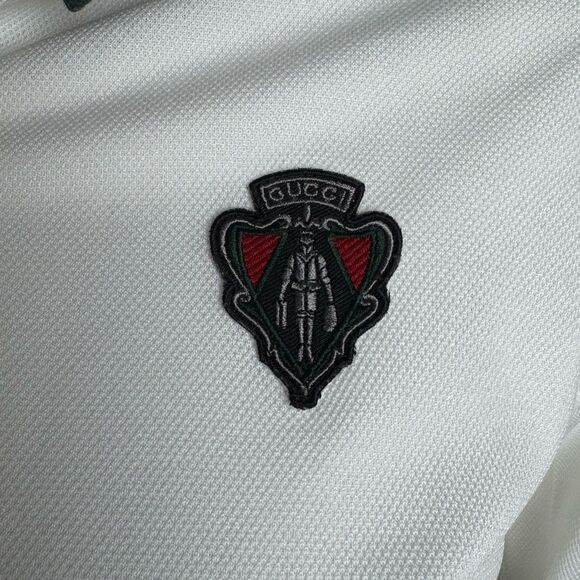 Gucci Equestrian Mock Neck Web Polo Long Sleeve Xs - Picture 6 of 10
